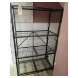 METAL RACK WITH 3 FT SHELVES