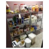 METRO RACKS WITH CONTENTS SPICES & INGREDIENTS