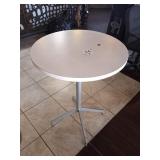 ROUND HIGH TOP TABLE- AS IS COSMETIC