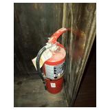 RED FIRE EXTINGUISHER