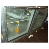 CONTINENTAL 4 FT SELF CONTAINED GLASS DOOR BACKBAR