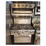 GARLAND 6 BURNER GAS STOVE & IMPERIAL SALAMANDER