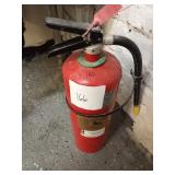 RED FIRE EXTINGUISHER