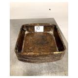 SQUARE CAKE PANS 9" X 10"