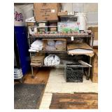4 FT METRO STAND ON WHEELS - NO CONTENTS