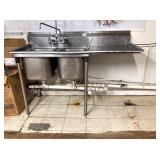 2 COMP SINK 61" X 25"