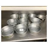 LOT OF 22 ROUND CAKE PANS 8"