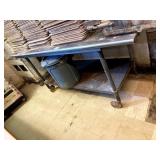 6 FT SS TABLE ON WHEELS