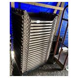 LOT OF 22 BREAD RACKS WITH DOLLY