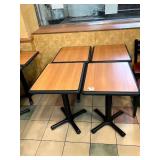 2 SEAT TABLES 24" X 20"