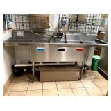 3 COMP SINK 84" X 27"