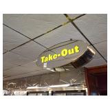 TAKE OUT SIGN