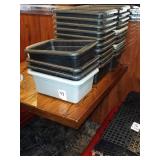 LOT OF 23 BUS BINS