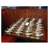 LOT OF 43 SS GRAVY BOATS