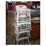 RUBBERMAID MICROBAN HIGH CHAIRS