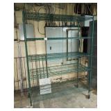 COATED METRO RACK WITH 60" X 24" SHELVES
