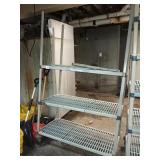 AS IS HARD PLASTIC RACK - MISSING WHEEL