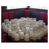 LOT OF 98 HOMER LAUGHLIN COFFEE CUPS