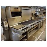 JADE 7 FT GAS CHAR GRILL & PLANCHA & CHEESEMELTER