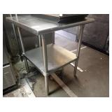 SS TABLE 30" X 30" X 36" TALL