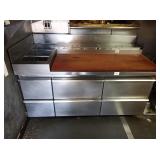 67" REMOTE BAIN MARIE SANDWICH SALAD PREP