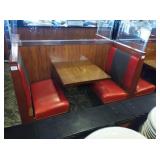 2 SEATER BOOTHS WITH TABLE