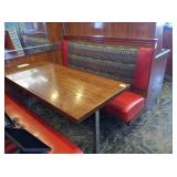 6 SEAT BOOTH WITH TABLE