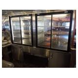 93" REMOTE SLIDING DOOR PIE CASE - 93" X 32" X 81"