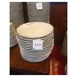 LOT OF (18) 10" OVAL PLATES