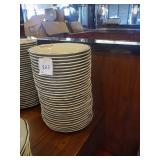 LOT OF (32) 10" OVAL PLATES