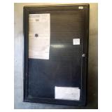 BULLETIN CABINET WITH KEY