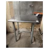 SS TABLE 24" X 30" X 36" TALL