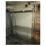 METRO RACKS WITH EASY UNHOOK 60" X 14" SHELVES