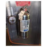 CHROME FIRE EXTINGUISHER
