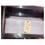 LOT OF 39 PLASTIC PLATES 16"