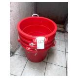 RED LARGE ICE BUCKETS