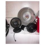 ASSORTED FANS & HEATERS