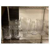 LOT OF 10 GLASS VASES