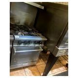 WOLF 4 BURNER STOVE WITH OVEN