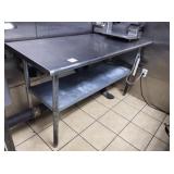 SS TABLE 60" X 24" X 35"