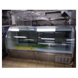 LEADER 8 FT SELF CONTAINED CURVED GLASS DELI CASE