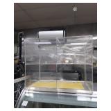 LUCITE BREAD BIN 30" X 24" X 19"