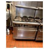 6 BURNER GAS 6 BURNER RANGE WITH OVEN