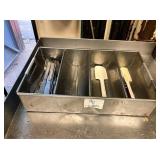 SS FLATWARE BIN - BIN ONLY