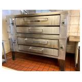 BAKERS PRIDE Y-600 SIX PIE GAS PIZZA OVENS