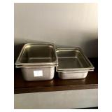 LOT OF 4 SS PANS