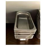 LOT OF 6 SS PANS 13" X 4"
