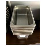 LOT OF 7 SS PANS 10" X 6"