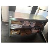SS DISH CABINET 54" X 16" - NO CONTENTS