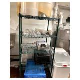 COATED METRO RACK WITH CONTENTS